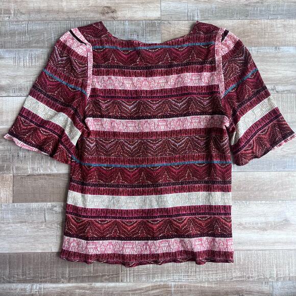 Sezane Cherry Blouse - Size 38 - Cotton Silk Blend - Picture 3 of 5